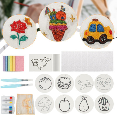 Magic Puffy Paint 3D Zeichnung Magic Canvas Schaum Textur Malerei Kit