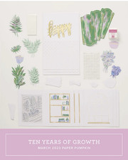 Stampin' Up March 2023 Paper Pumpkin Ten Years of Growth Card Kit Plants Theme