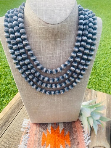 Melon Bead necklace 14”/16” main image 1