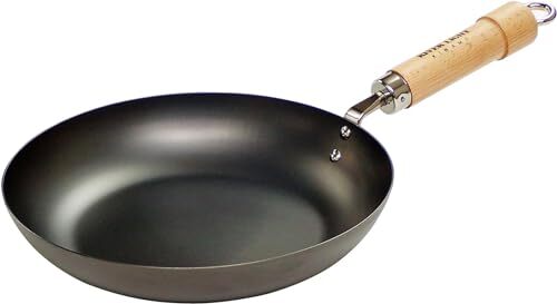 New Riverlight J1222 Kyoku JAPAN Iron Frying Pan  8.7 inches (22 cm)  Iron