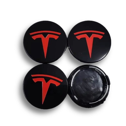 Tapacubos para Tesla 4 piezas 56 mm modelo 3 Y X S tapacubos para rueda motor Daul a cuadros - Imagen 11 de 16