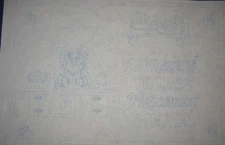 * ARTEX 9233 CHRISTMAS SANTA COOK RECIPE Picture (tri chem)