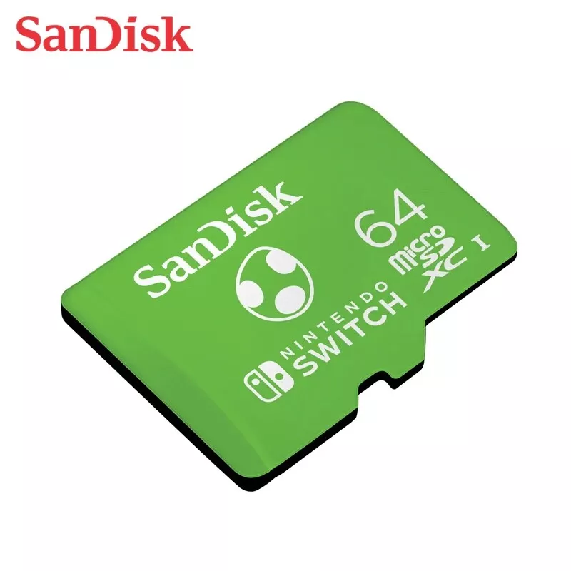 SanDisk 128GB microSDXC UHS-I Memory Card Licensed for Nintendo Switch, Red  - 100MB/s, Micro SD Card - SDSQXBO-128G-AWCZA