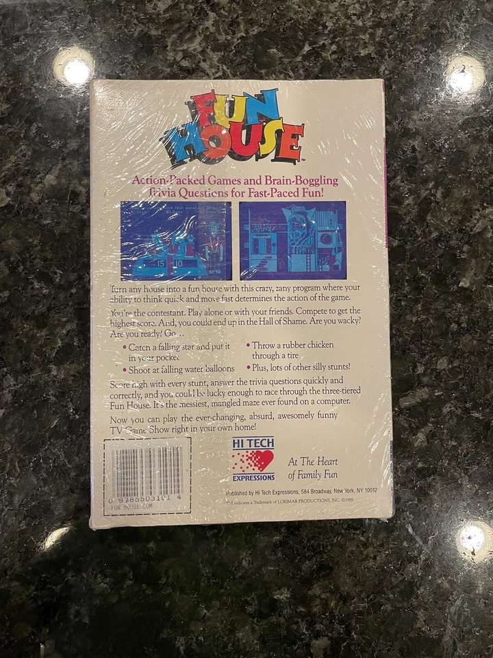 SEALED Fun House Commodore 64/128 - Image 2 of 4