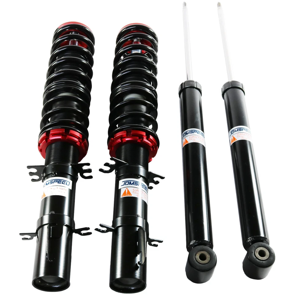 Kit de muelles helicoidales de suspensión rojos para VW Golf Mk4 2x2 solo A4 1998-2005 Foto 2 de 4