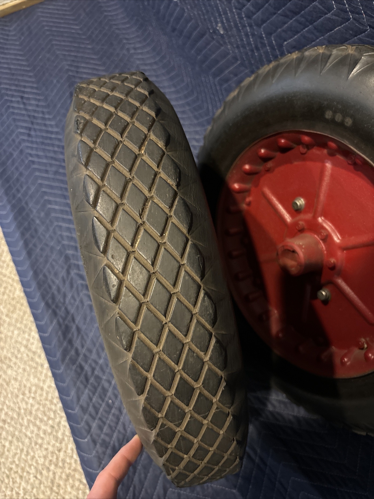 2 Rare Antique Vintage Speedway Car Wheel Cast Iron Hubcap Goodyear