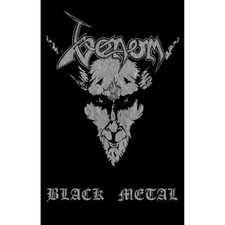 Venom 'Black Metal Silver' Printed Flag - NEW textile poster