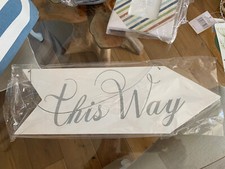 Gisela Graham Wedding Sign This Way