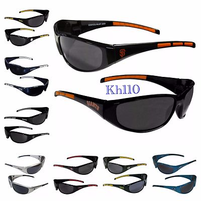 NFL/MLB/NHL Team UV400 3dot Wrap Style Sunglasses