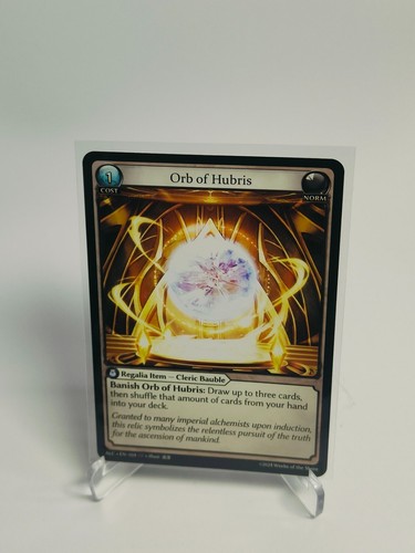 Grand Archive TCG Orb of Hubris EN-024 SR ALC