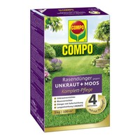 Compo Floranid RasendüNger Gegen Unkraut+Moos Komplett-Pflege 3Kg FüR 100M²