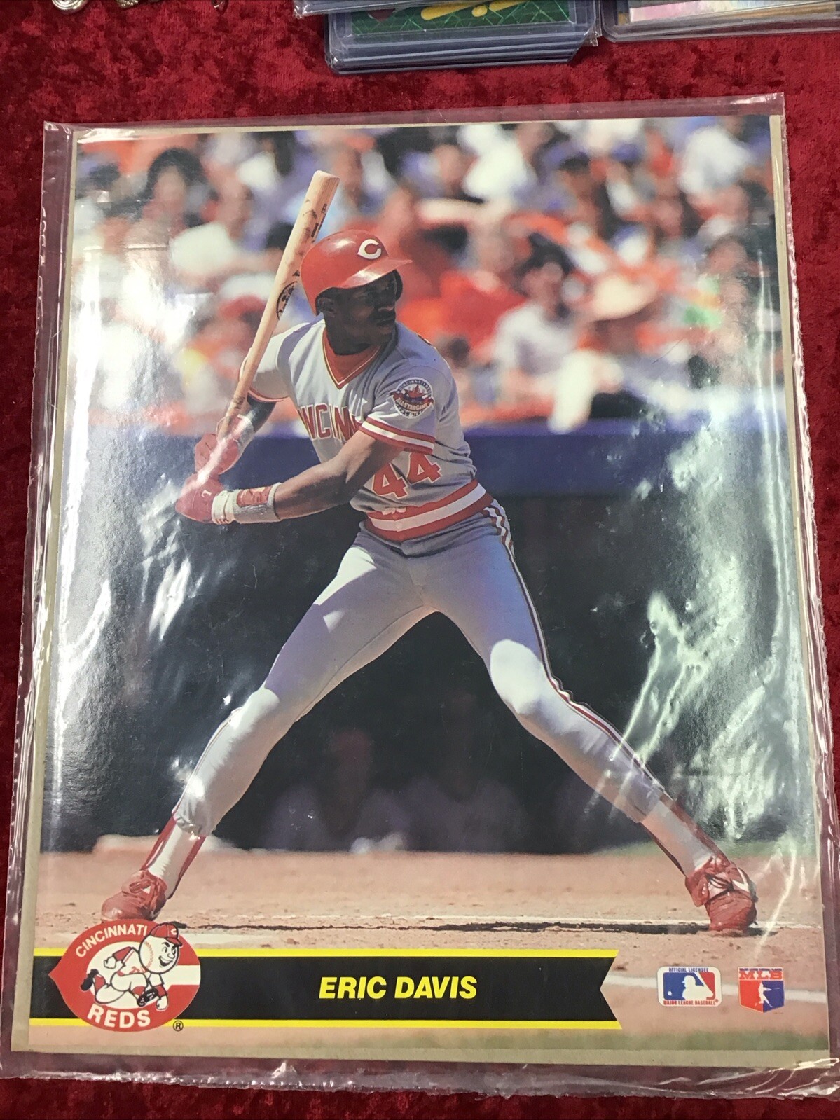 VINTAGE SPORTS 8" X 10" SEALED PHOTO OF ERIC DAVIS - NIP | eBay