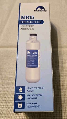 Marriotto MR15 Refrigerator Replacement Water Filter LG LT1000P ADQ747935