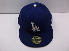 New Era 59Fifty Cap Men/ Women Basic LA Los Angeles Dodgers Light Royal Blue Hat