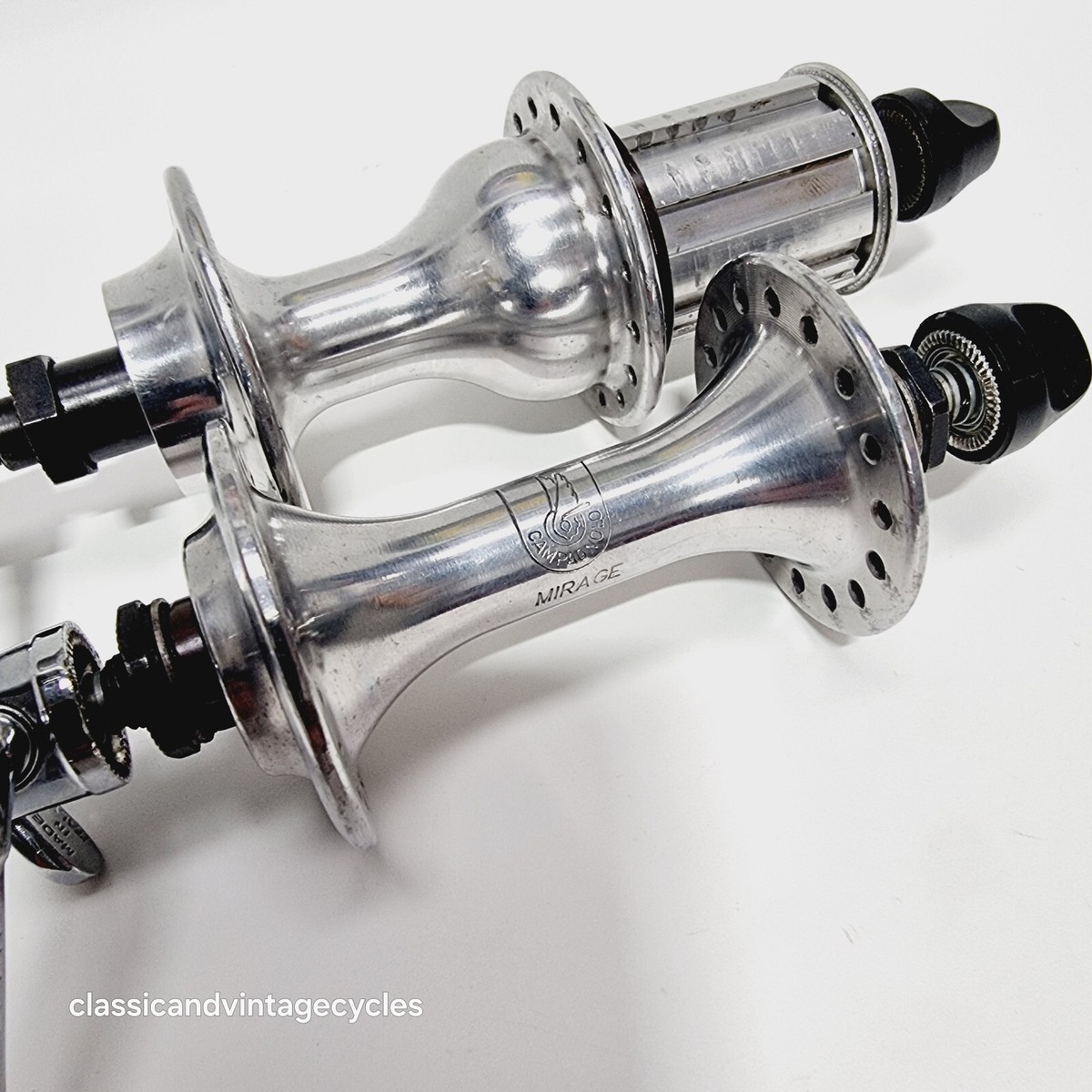 Vintage Campagnolo 9/10 Speed Mirage Hub Set 32h x F 100mm x