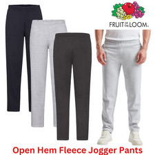 Fruit of the Loom Classic Open Hem Jog Pants - Adult Sweatpants Jogging Bottoms
