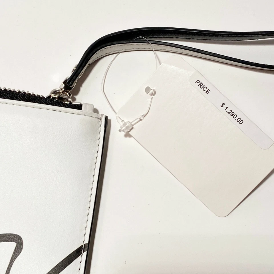 NWT FERRAGAMO White Leather iPad Tablet Satchel Document Bag Purse Men Women - Image 3 of 4