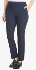 NWT Hilary Radley Ladies Ankle Length Pants Tummy Control Navy XL 29” Inseam