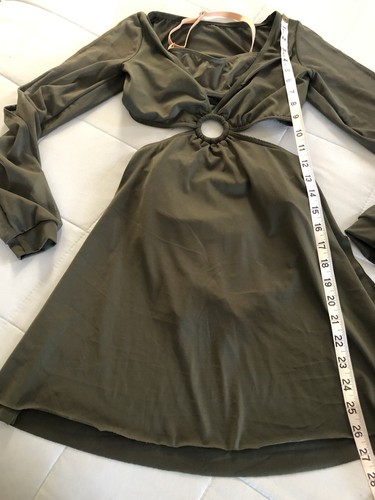 Weissman Elite Strangers By Nature 14293 Olive Green Dance Costume Sz LC Lyrical - Picture 3 of 7