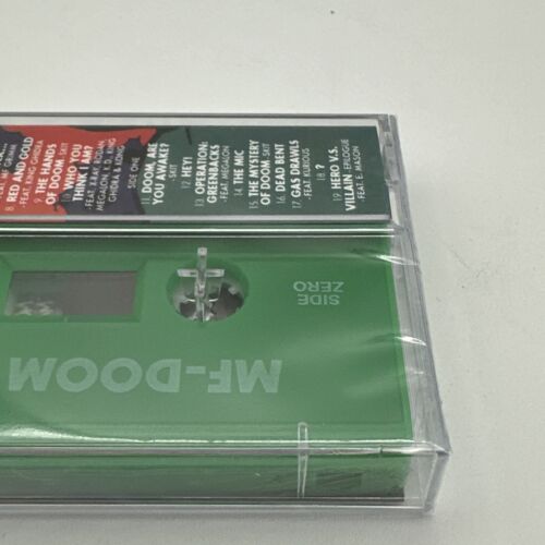 MF Doom Operation Doomsday Green Cassette SEALED Alternative hip hop lo-fi RARE - Picture 5 of 12