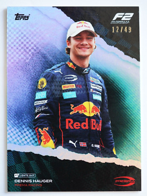 Topps F1 Formula 1 Lights Out 2022 Dennis Hauger F1 /49 F2