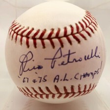 Rico Petrocelli Autographed Baseball  (Boston Red Sox) * No COA