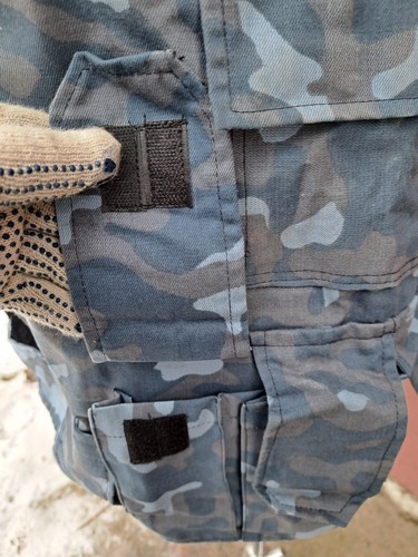 Ukrainian UA army pounch vest blue city Dubok new - Picture 7 of 15