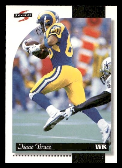 1996 Score #48 Isaac Bruce St. Louis Rams
