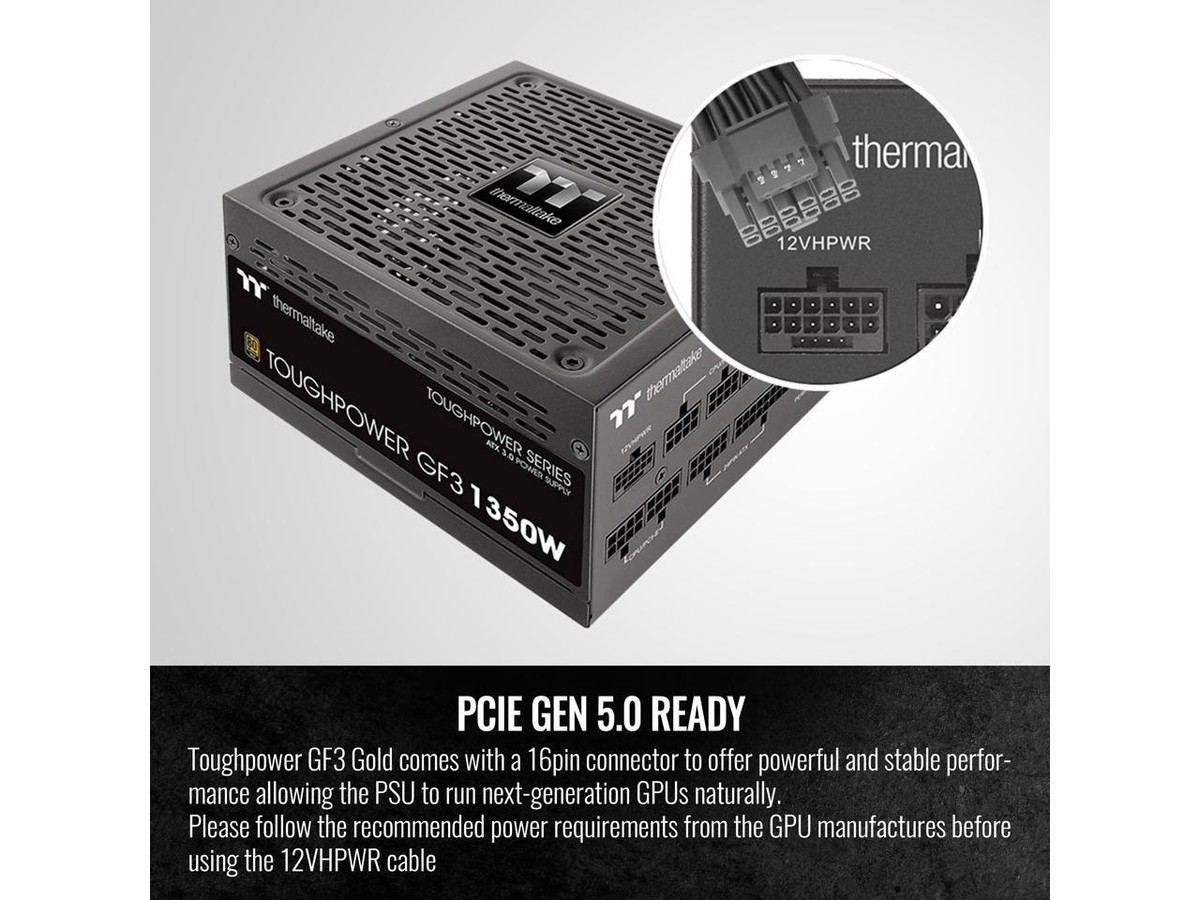 Thermaltake　TOUGHPOWER GF3 1350W GOLD Thermaltake Toughpower GF3 1350W Gold Review - GeekaWhat