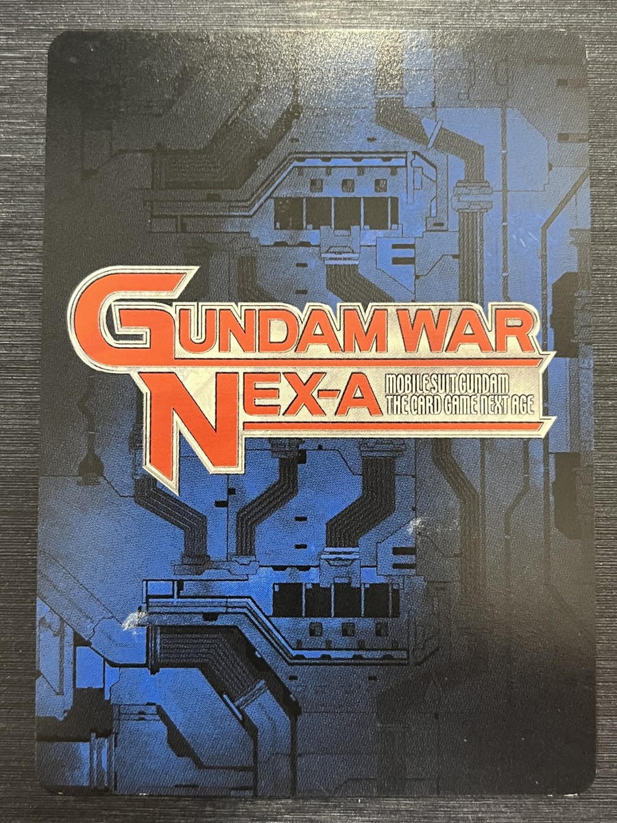01A/U WT001R Wing Gundam W / Gundam War Card NEXA Gold Rare Card