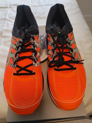 Asics Gel Cumulus 17 Lite-Show mens size 13. Hot Orange/Flash Yellow/Black