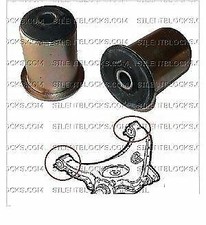 2 SILENT BLOCK BRACCIO SOSPENSIONE POST.FIAT PANDA 1.2 1.4 1.3 mtj 4x4