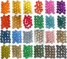 15mm felt balls Nursery craft supplies Garland making wool beads