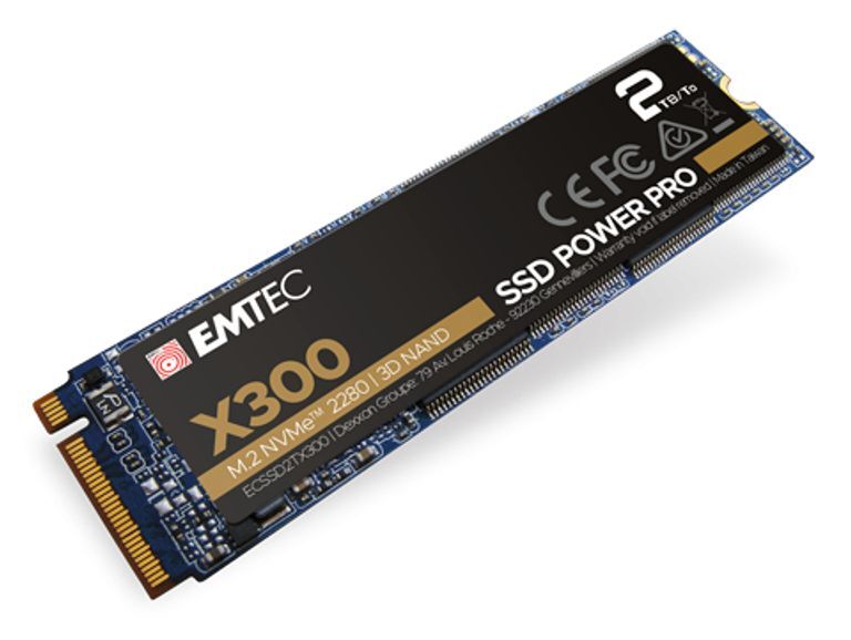 Emtec X300 M.2 2000 GB PCI Express 3.0 3D NAND NVMe
