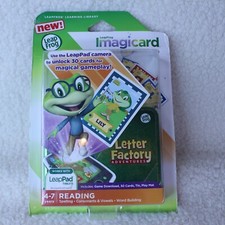 LILY LEAPFROG IMAGICARD LETTER FACTORY ADVENTURE IN READING 4-7 YRS