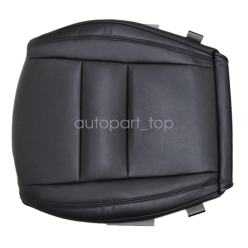 For 2011-2018 Dodge Durango Driver & Passenger Bottom Leather Seat Cover Black - Picture 6 of 18