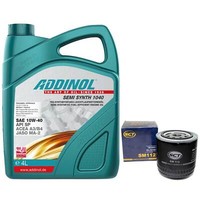 MotoröL Set 10W-40 Addinol 4 Liter + ÖLfilter SM112 FüR Alfa Romeo Volvo VW Taro