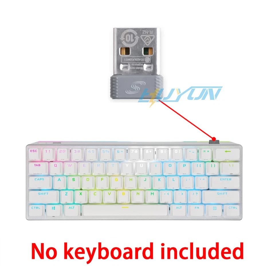 USB Receiver Dongle Adapter For Corsair K70 PRO MINI Wireless Gaming Keyboard - Image 3 of 4