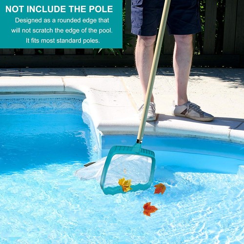 Professional Pool Skimmer Net, Heavy Duty Swimming Leaf Rake Cleaning Tool with - Picture 8 of 11
