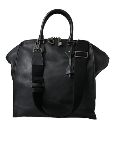 【VIP価格】DOLCE & GABBANA Black JUNGLE Quilted Tote DOLCE & GABBANA Bag Black Leather JUNGLE Quilted Shopping