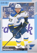 20/21 OPC...DAVID PERRON...BLUE PARALLEL...# 370...BLUES...FREE COMBINED SHIP