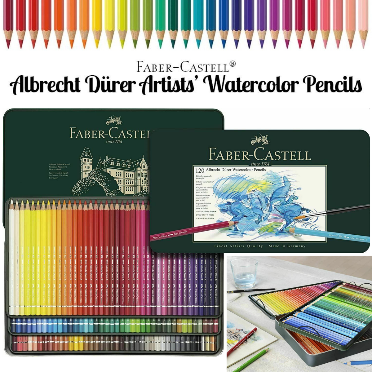 Dürer Watercolour Faber Castell Watercolour Pencils 120 Faber