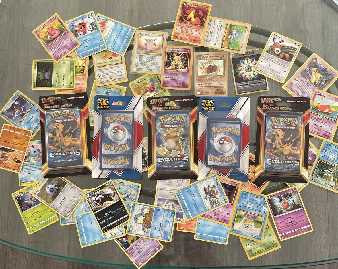 pokemon packs that have rare cards SEALED Pokemon Card Pack! Pokemon Evolution Pack RARE! 24 Cards +1 Vintage  Card