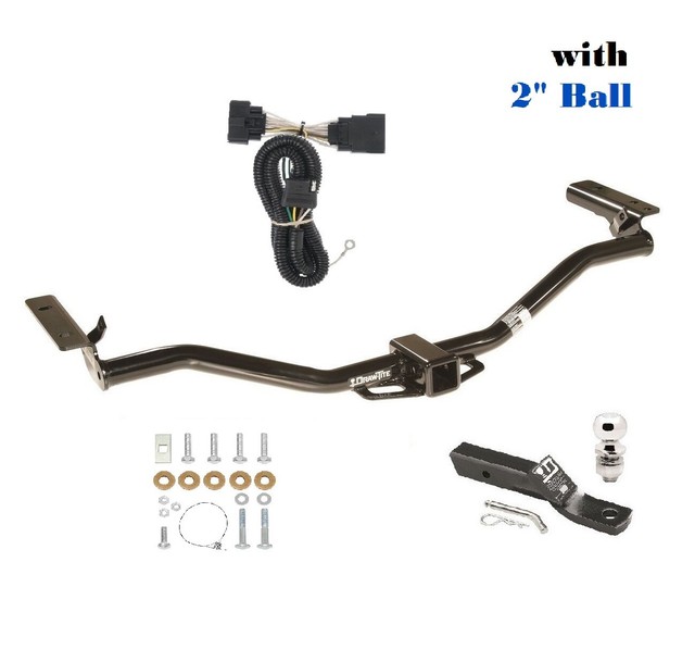 Class 3 Trailer Hitch Tow Package w 2" Ball for 20112019 Ford Explorer