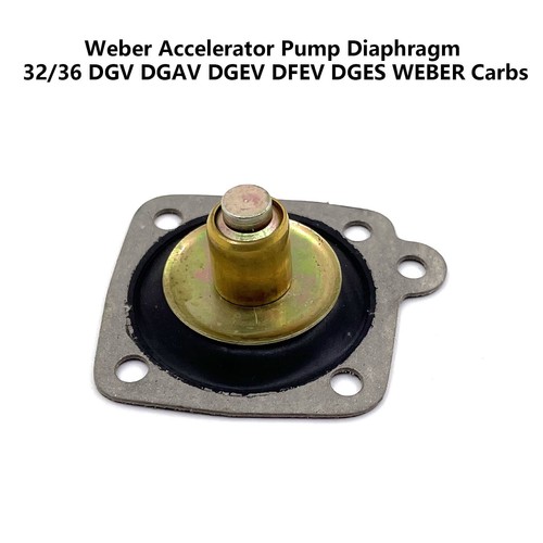 WEBER CARBURETOR ACCELERATOR PUMP DIAPHRAGM 32/36 DGV DGAV DGEV DFEV DGES - Picture 3 of 8