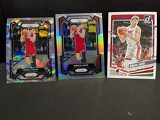 2023-24 Panini Prizm Cracked Ice/Base Prizm Nikola Jovic #121/ Donruss #111 Heat