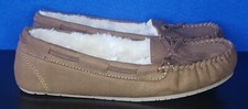 Girls' Cadi Moccasin Slippers Dark Chestnut - Cat  Jack - SIZE 4
