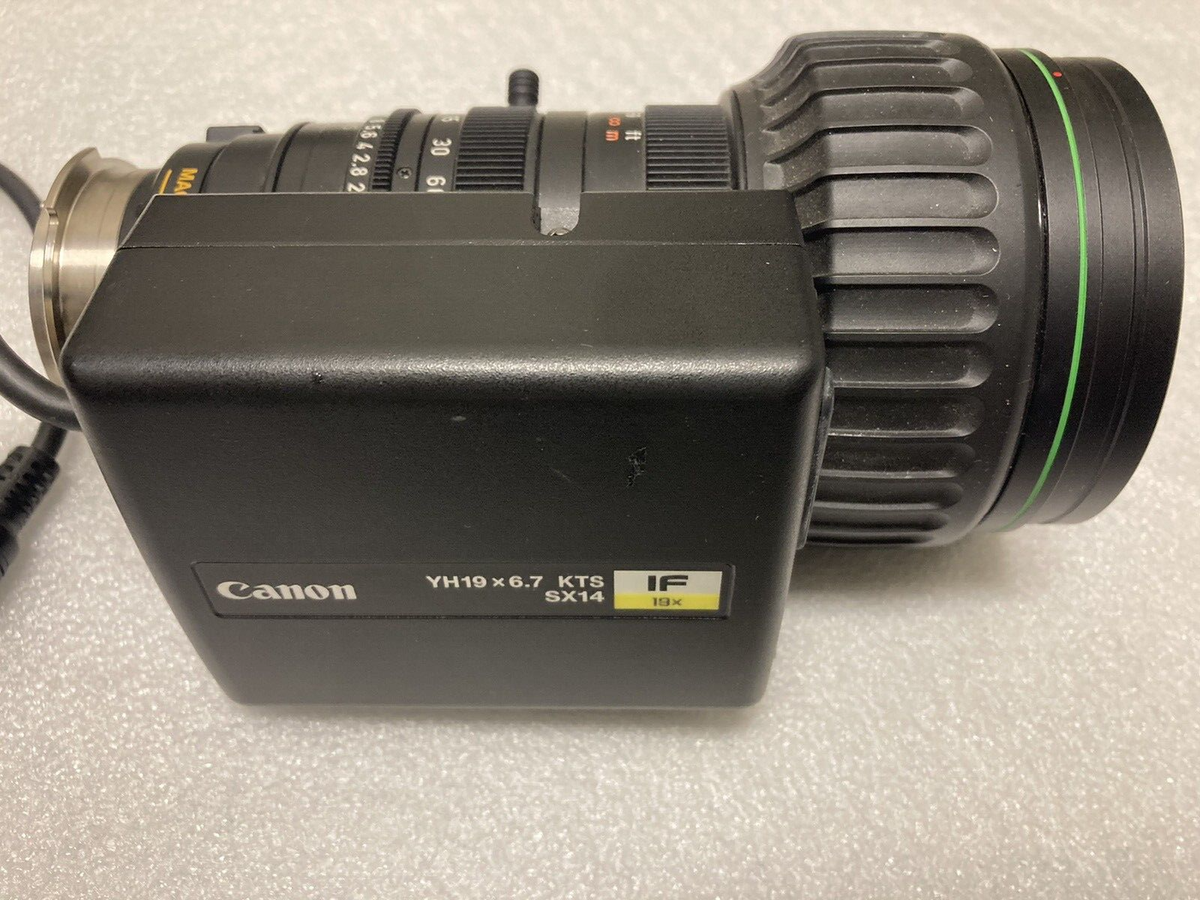 CANON 放送用レンズ YH19×6.7 IRS IX12 B4マウント CANON 放送用レンズ YH19×6.7 IRS IX12 B4マウント - メルカリ