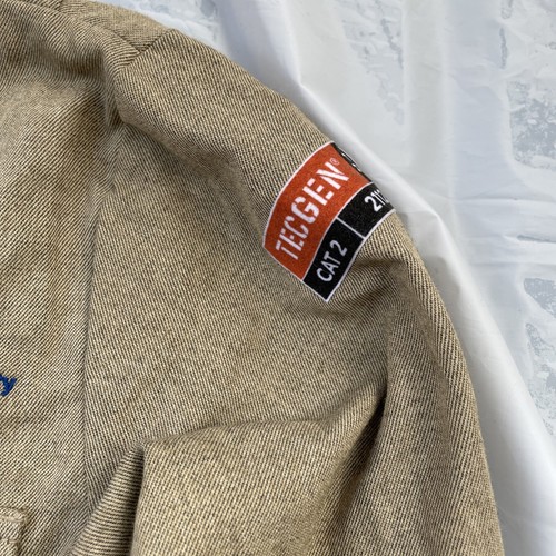 Tecgen FLAME Resistant FR Overall Khaki Hellbraun Größe SM - Bild 7 von 16