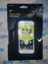 Nike Running Ventilated Phone Arm Band 129862 Black/Orange New with Tags 